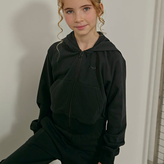 Vive PDF Crop Hoodie - Black 6 | color-black