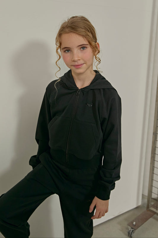 Vive PDF Crop Hoodie - Black 6 | color-black