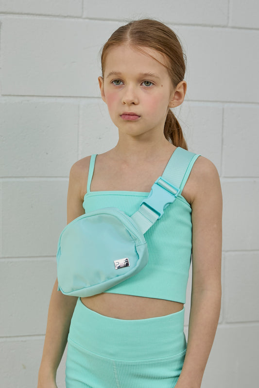 PDF1160 GoMotion Belt Bag - Misty Blue - 2 | color-misty-blue