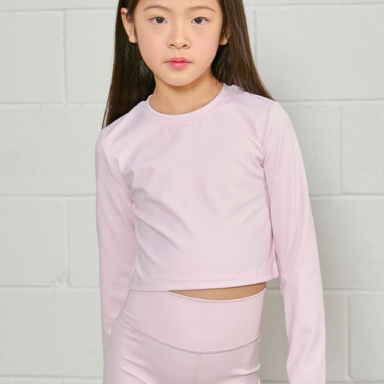 PDF2114 AirSoft Crop Long Sleeve - Powder Pink - 15 | color-powder-pink