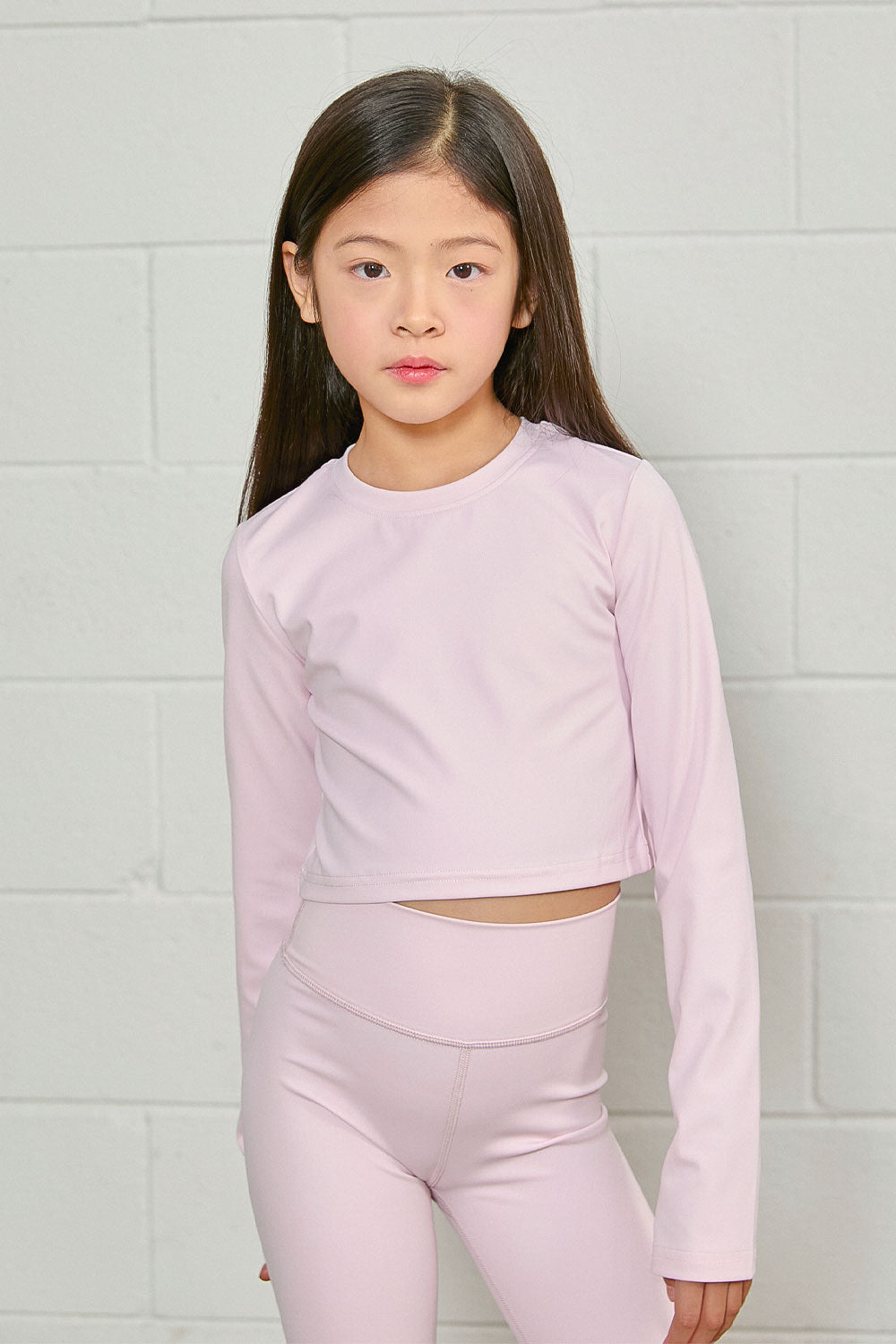 PDF2114 AirSoft Crop Long Sleeve - Powder Pink - 15 | color-powder-pink