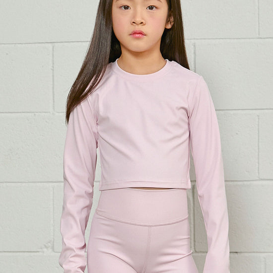 PDF2114 AirSoft Crop Long Sleeve - Powder Pink - 19 | color-powder-pink