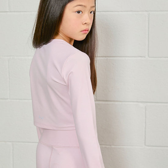 PDF2114 AirSoft Crop Long Sleeve - Powder Pink - 20 | color-powder-pink