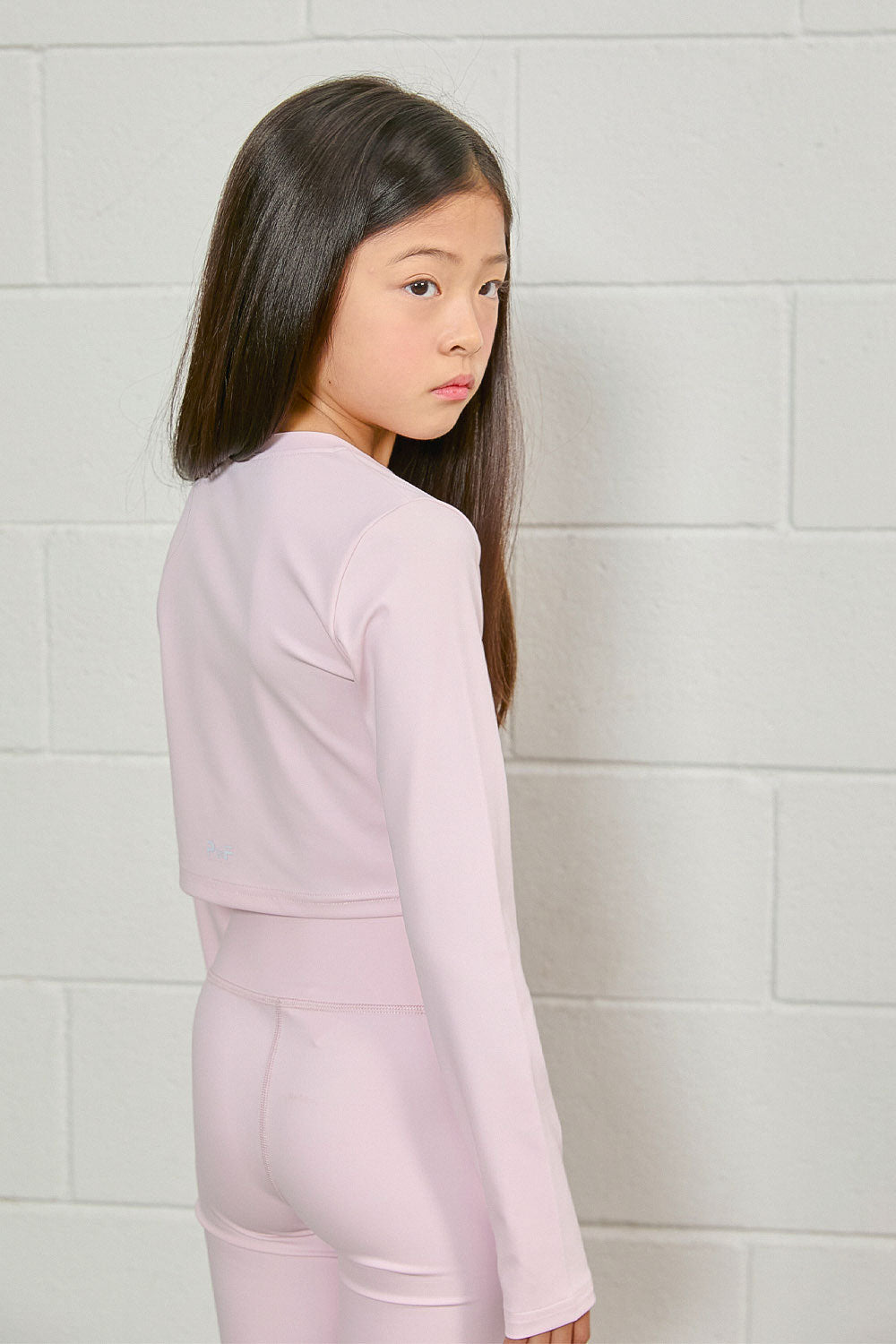 PDF2114 AirSoft Crop Long Sleeve - Powder Pink - 20 | color-powder-pink