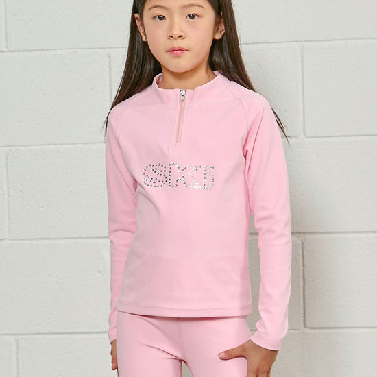 PDF2121 CrystalFleece Ski Top - Bloom Pink - 22