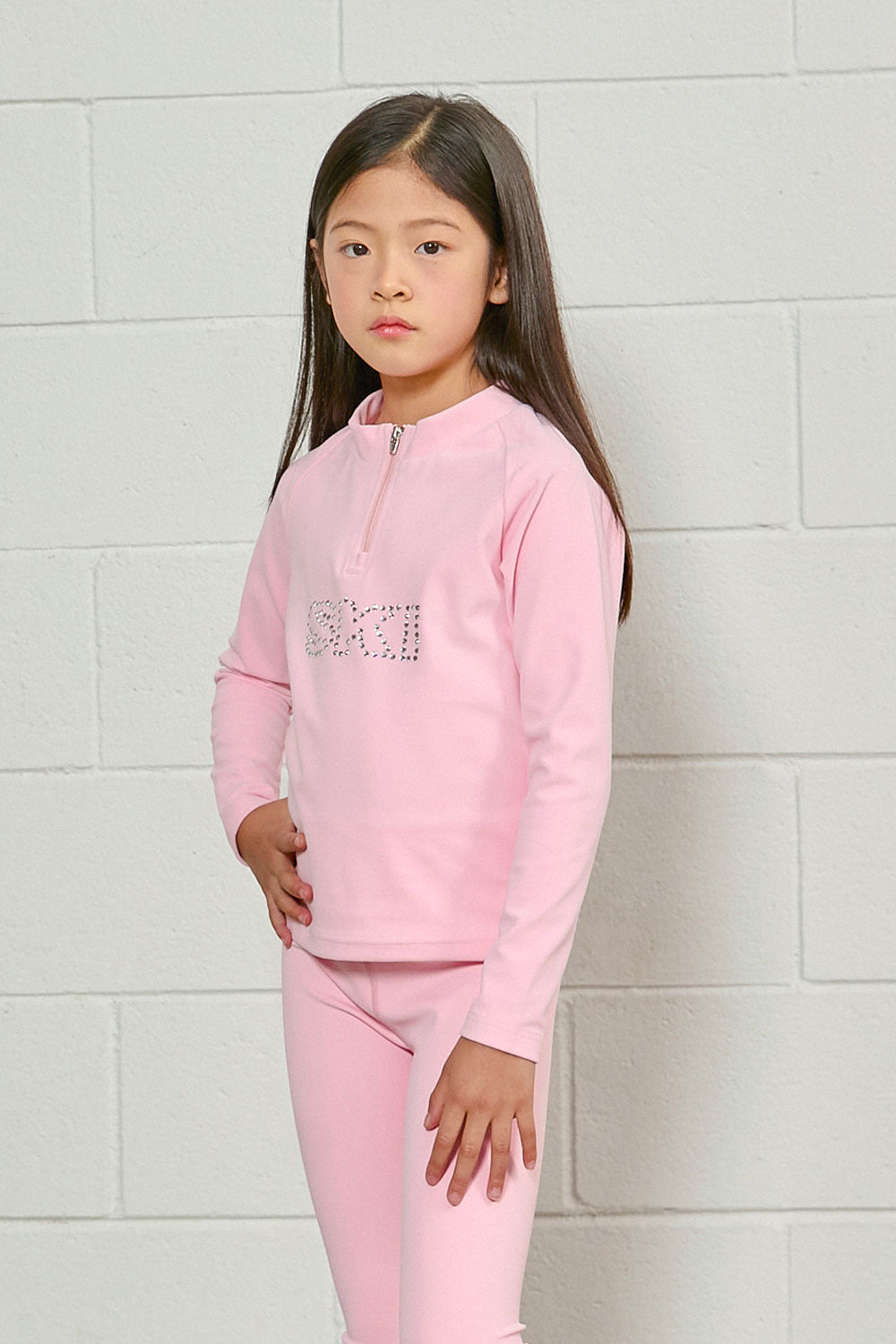 PDF2121 CrystalFleece Ski Top - Bloom Pink - 23