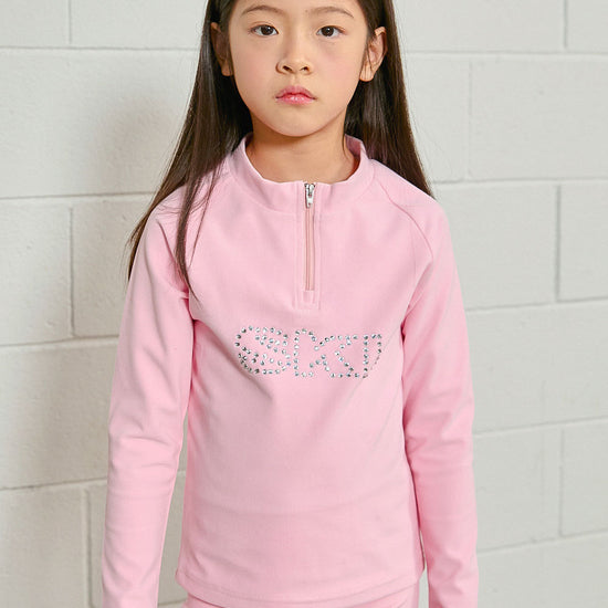 PDF2121 CrystalFleece Ski Top - Bloom Pink - 24