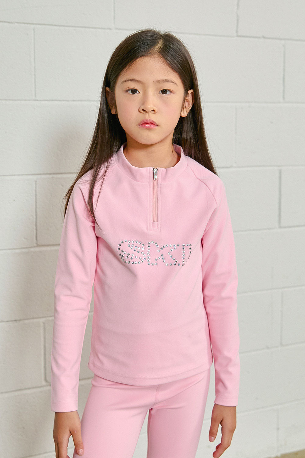 PDF2121 CrystalFleece Ski Top - Bloom Pink - 24