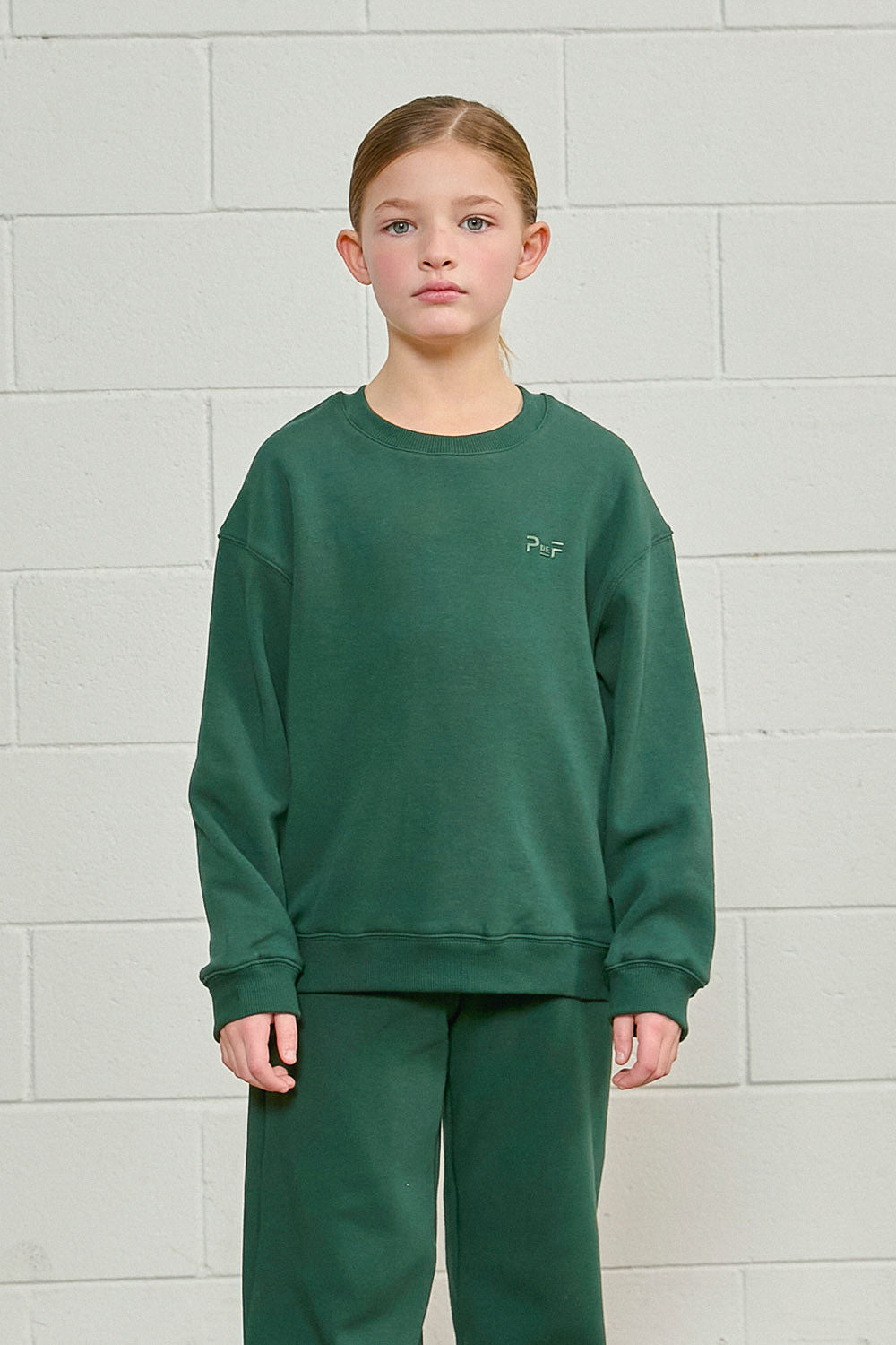 PDF2132 SoftWarm Crew Neck - Evergreen Noir - 16