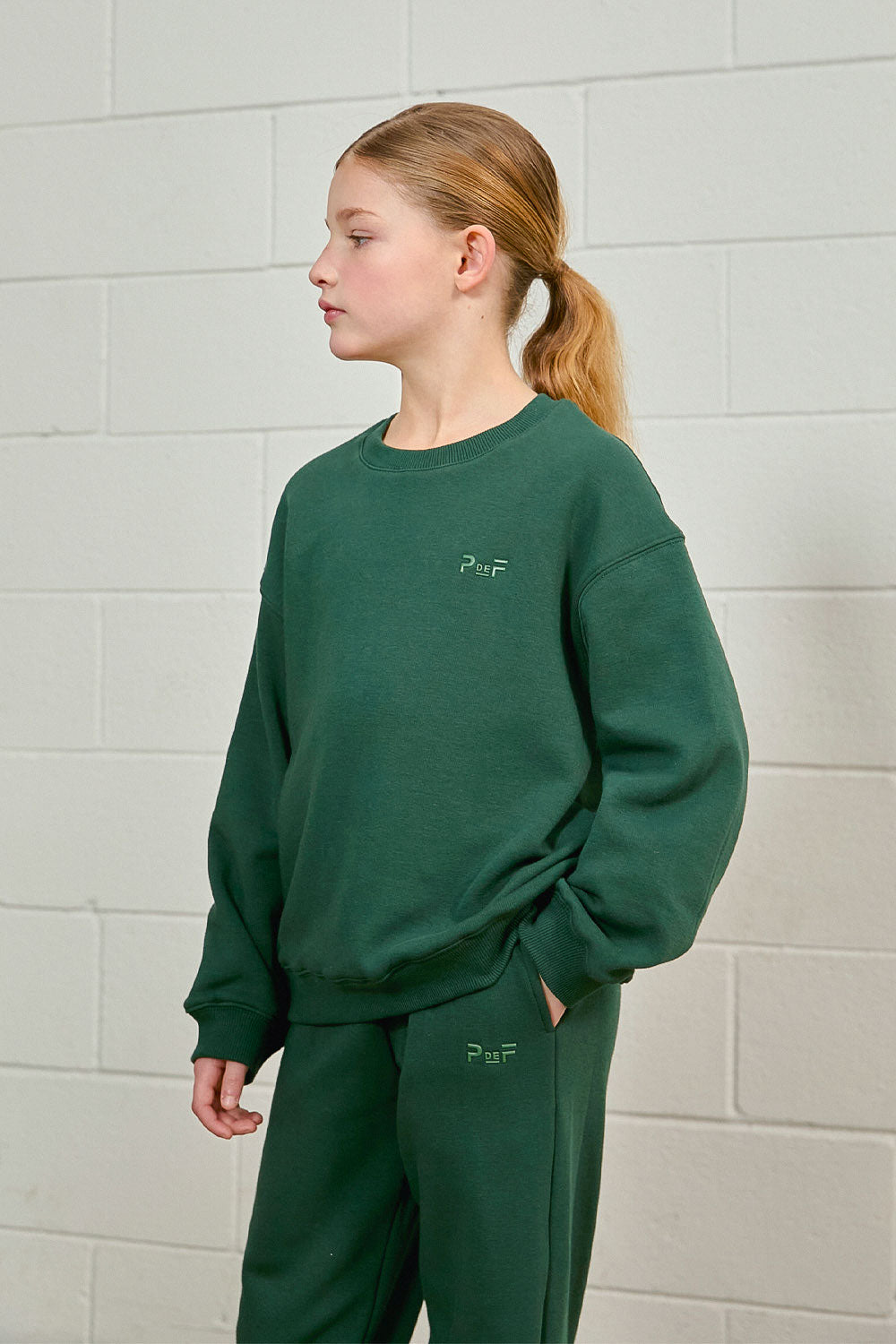 PDF2132 SoftWarm Crew Neck - Evergreen Noir - 18