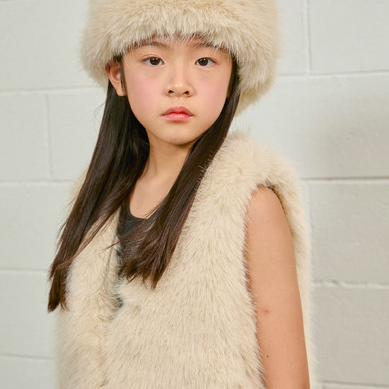 PDF2135 Faux Fur Headband - Crème Oat - 9 | color-creme-oat