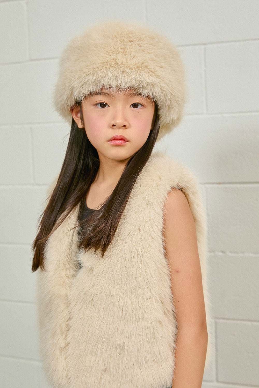 PDF2135 Faux Fur Headband - Crème Oat - 9 | color-creme-oat