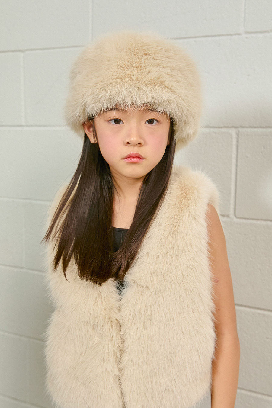PDF2135 Faux Fur Headband - Crème Oat - 10 | color-creme-oat