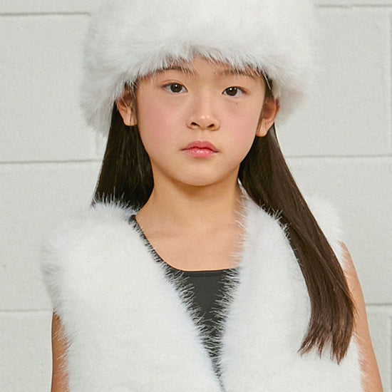 PDF2135 Faux Fur Headband - Frosted White - 8 | color-frosted-white