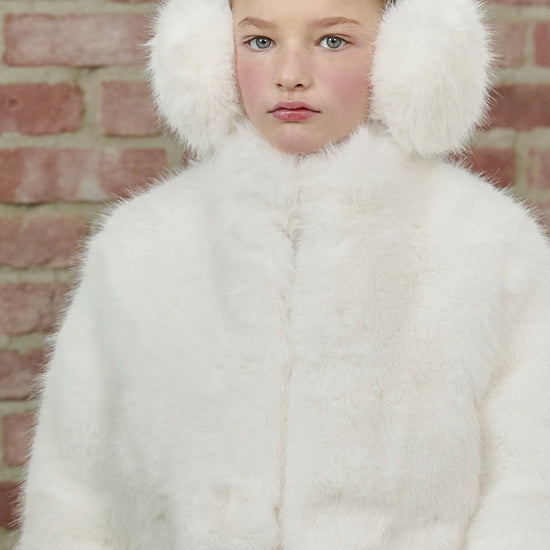 PDF2161 Faux Fur Earmuffs - Frosted White - 33 | color-frosted-white