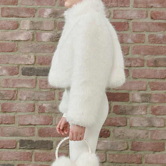 PDF2161 Faux Fur Earmuffs - Frosted White - 34 | color-frosted-white